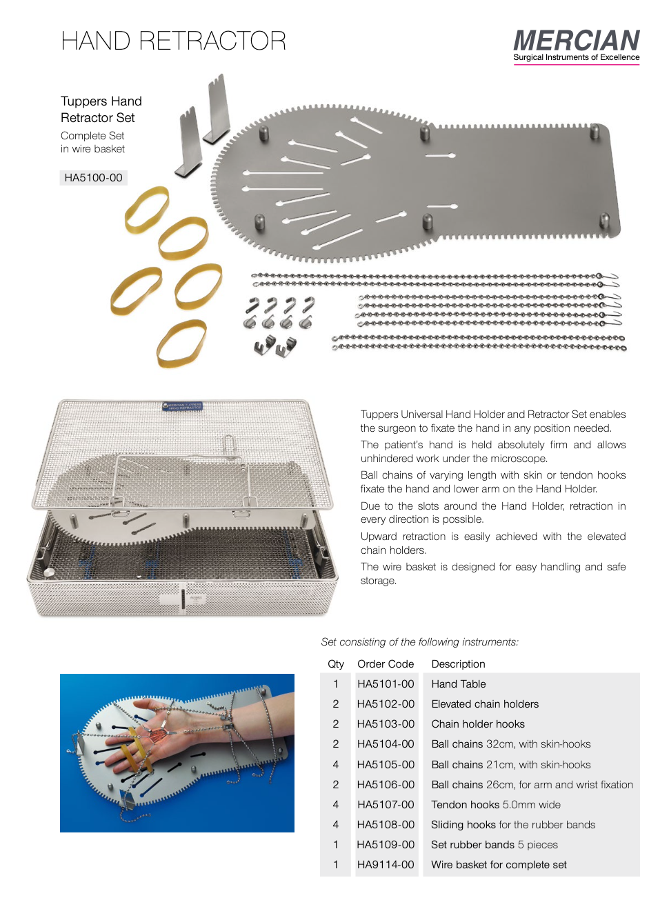 Brochure Downloads | Mercian Surgical